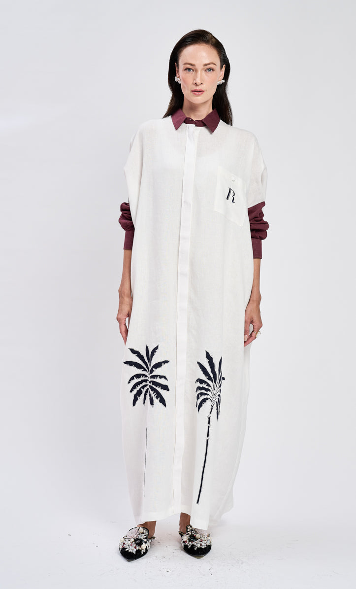 Banana Tree Embroidery Rossa 3.0 Dress