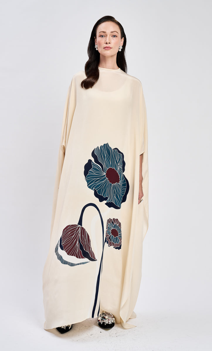 Nalia Dress - Poppy 2.0 Crepe Silk