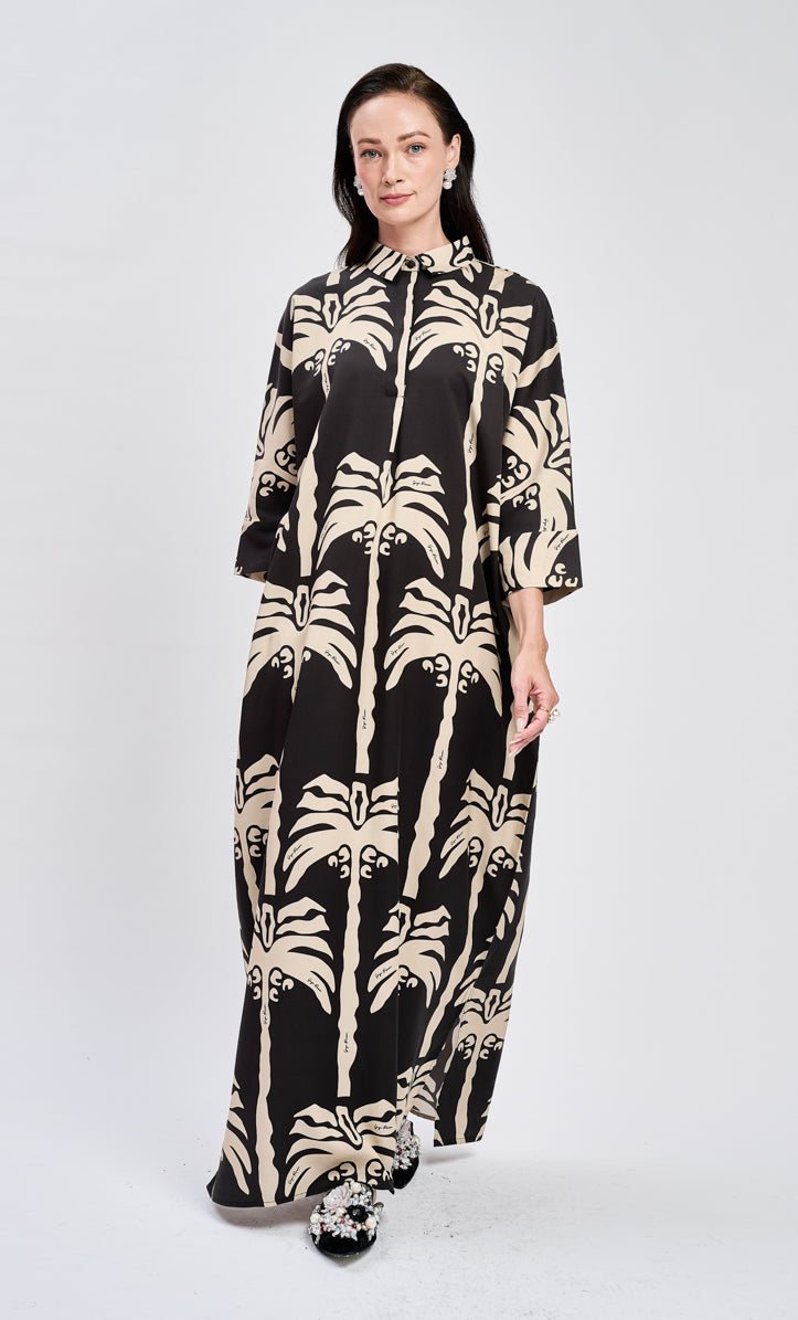 PALM TREE ROSSA DRESS