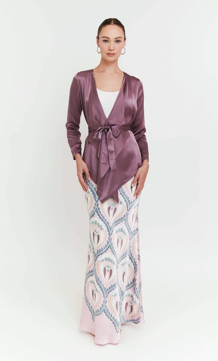 Wrap Kebaya Set - Novas Satin Silk