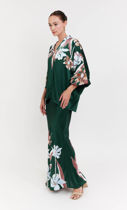 Norah Set - Hwa Petals Satin Silk