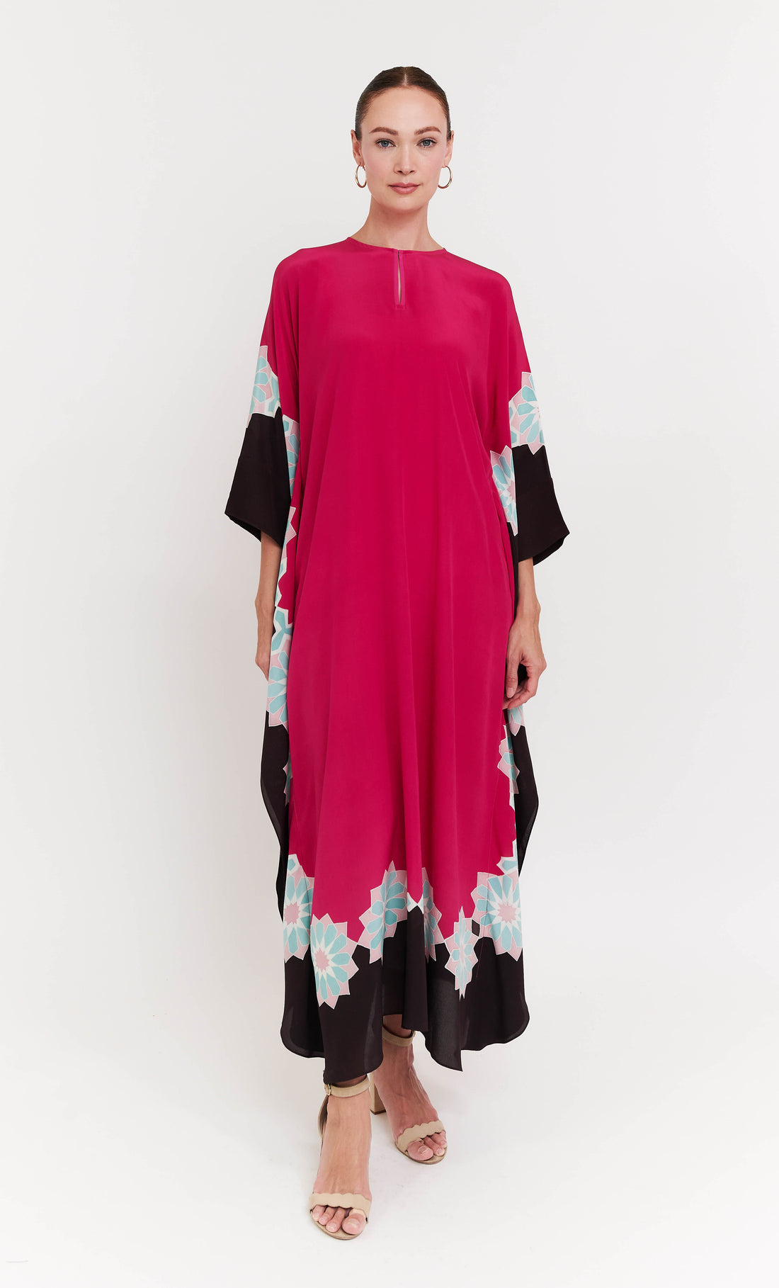 Kaftan Kimono Dress - Aludra Crepe Silk