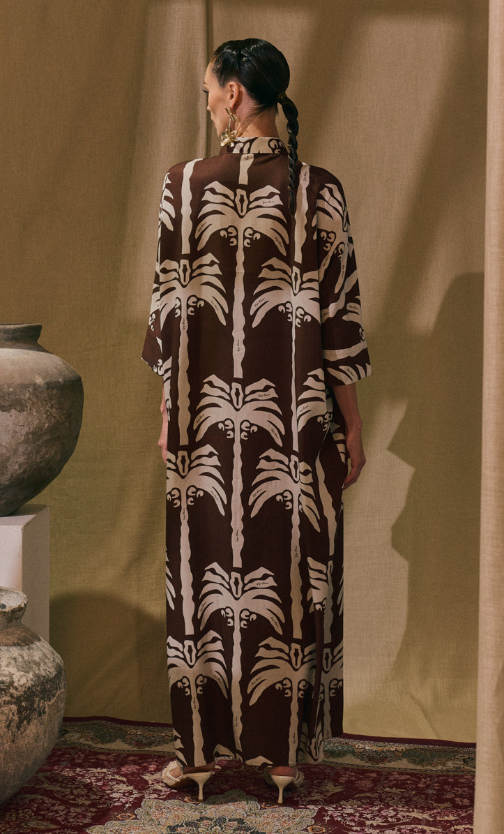 Palm Tree Rossa Dress