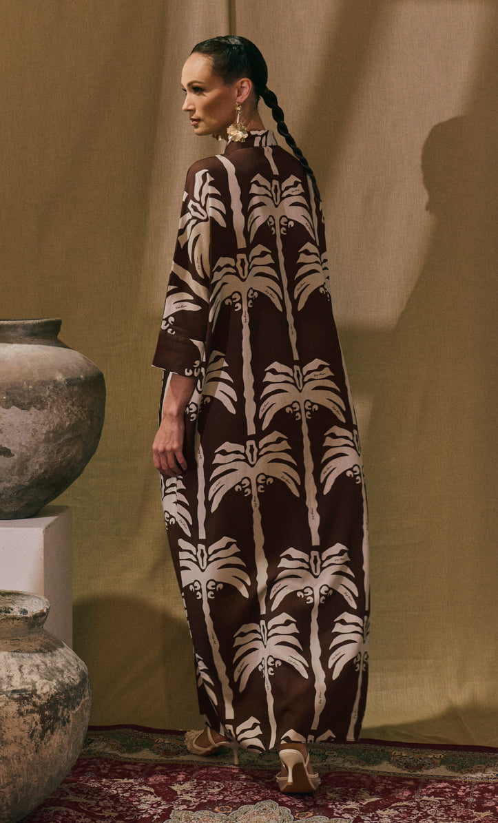 Palm Tree Rossa Dress