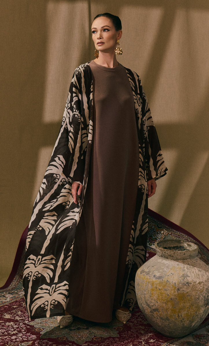 Palm Tree Abaya Dress