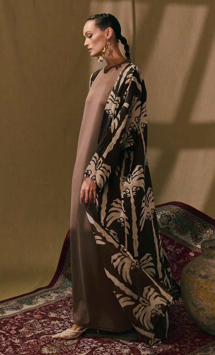 Palm Tree Abaya Dress