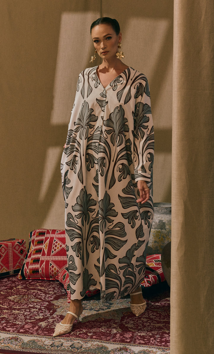 Fleur Leaves Marcella Dress