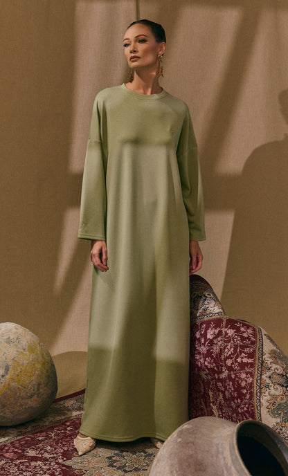 Sage Green Basic Dress