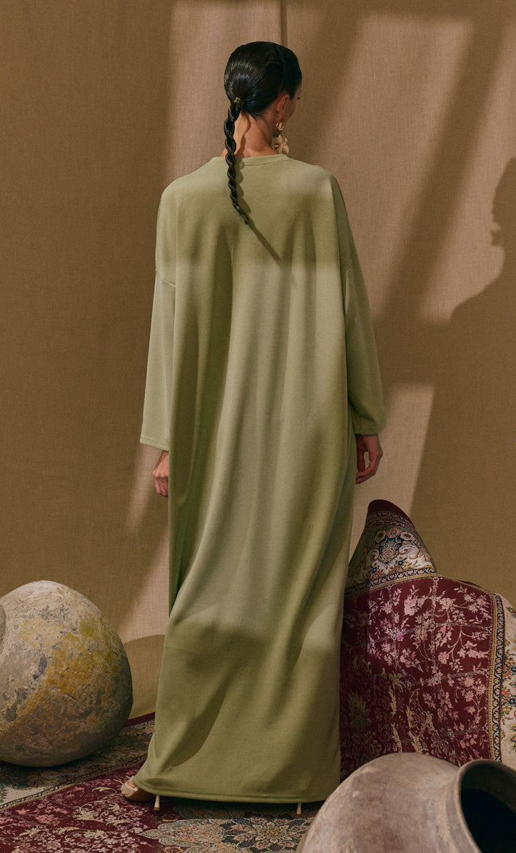 Sage Green Basic Dress