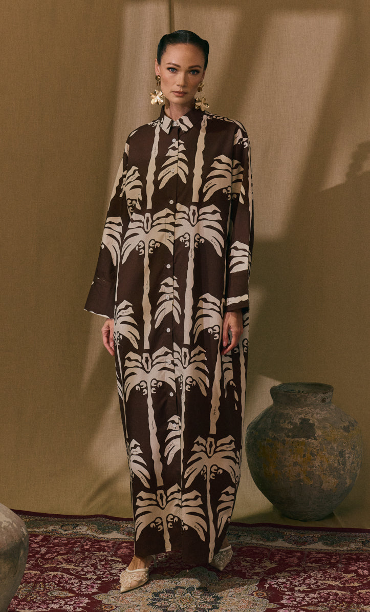 Palm Tree Jane Dress