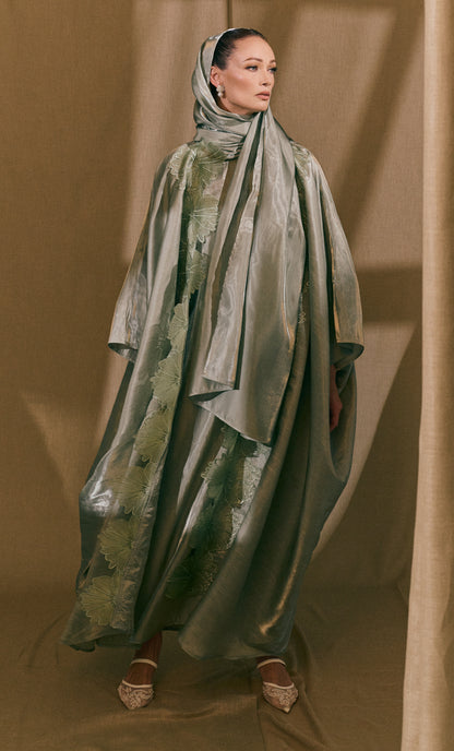 Abaya Lace in Pistachio