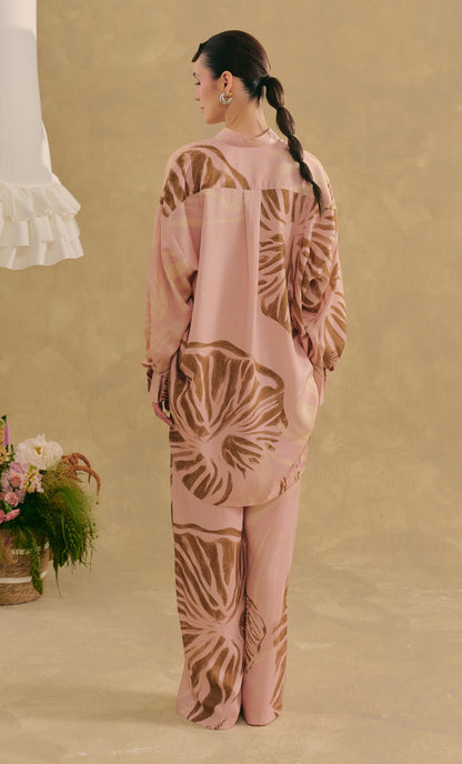 Oversized Top with Palazzo Pants -  Shell