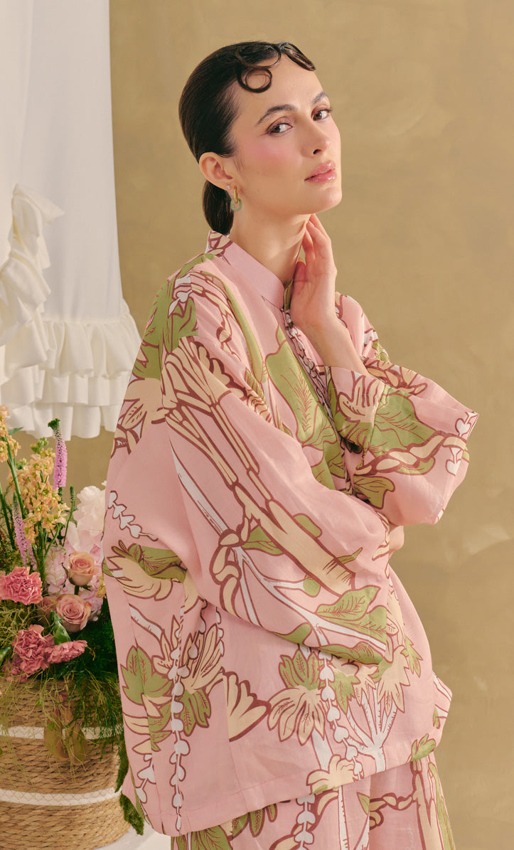 Melayu Top with Palazzo Pants - Riveria