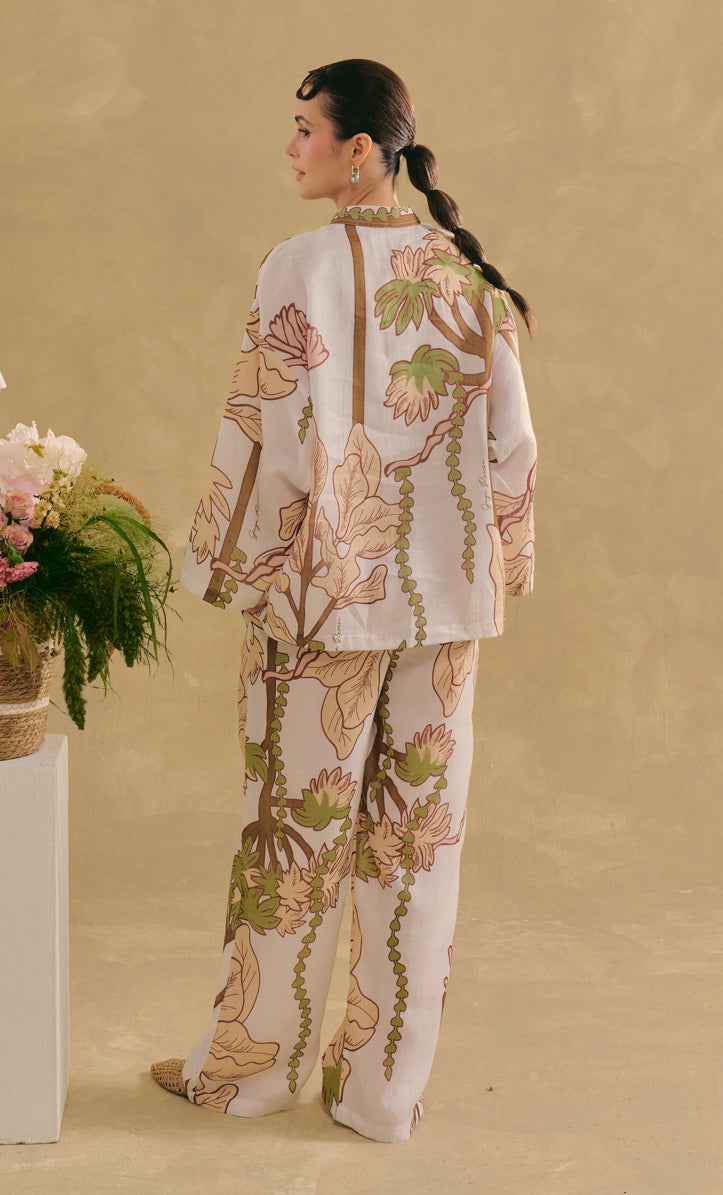 Melayu Top with Palazzo Pants - Riveria