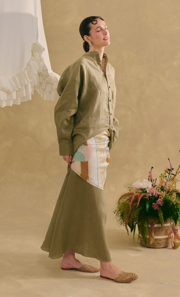 Oversized Top with Zimmy Skirt