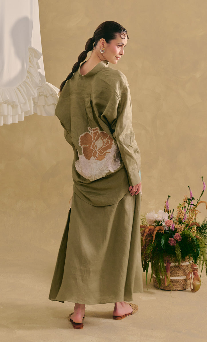 Oversized Top with Zimmy Skirt