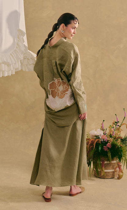 Oversized Top with Zimmy Skirt