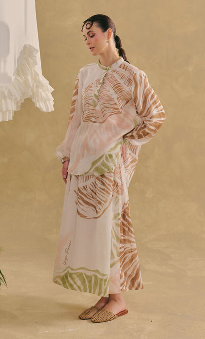 Zenia Top with Bria Skirt -  Shell