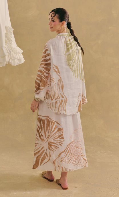Zenia Top with Bria Skirt -  Shell