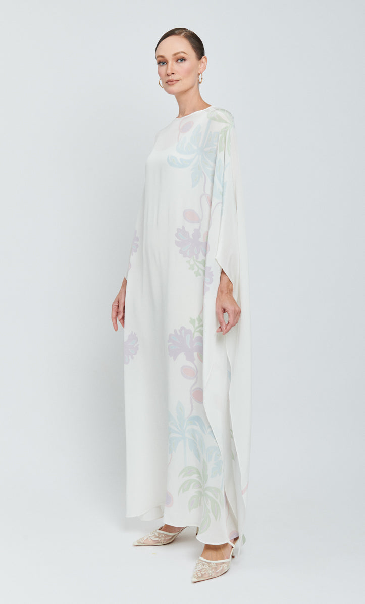 Nalia Dress - Palmflo Crepe Silk