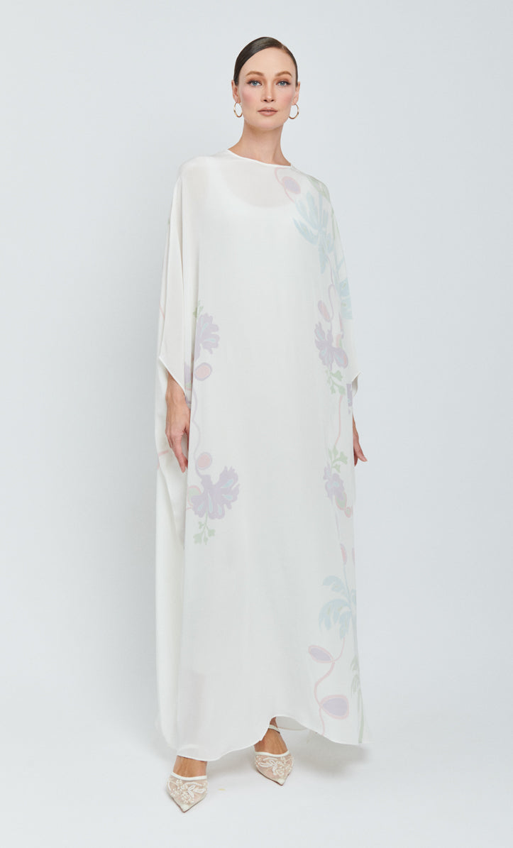 Nalia Dress - Palmflo Crepe Silk