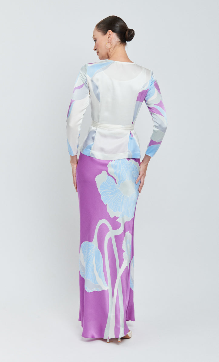 Thea Set - Rossy Poppy 2.0 Satin Silk