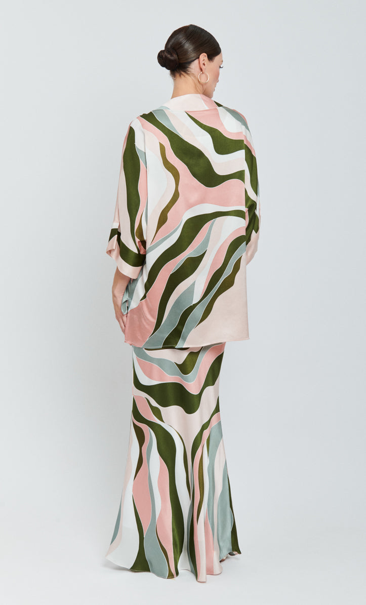 Victoria Set - Linear Satin Silk