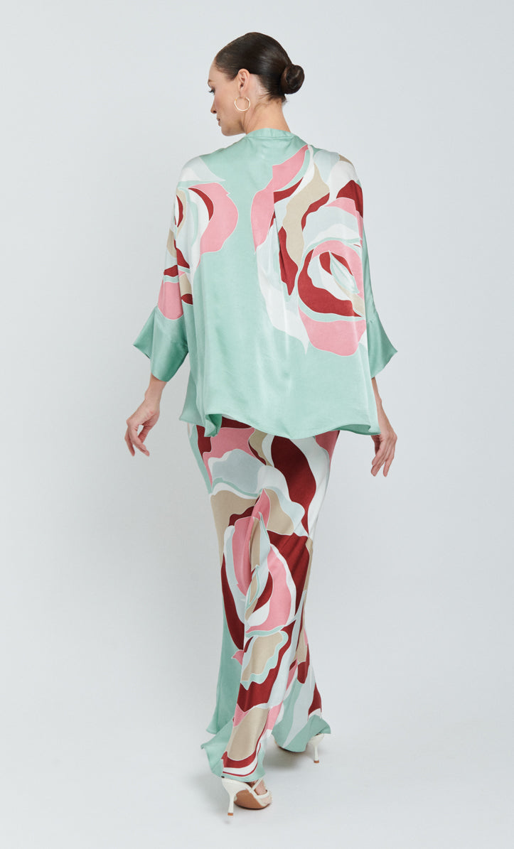 Alia Short Set - Rossy Satin Silk