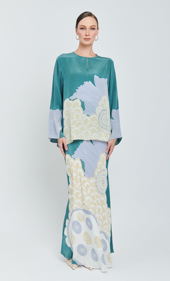 Pery Set Leher Kurung - Floppy Crepe Silk