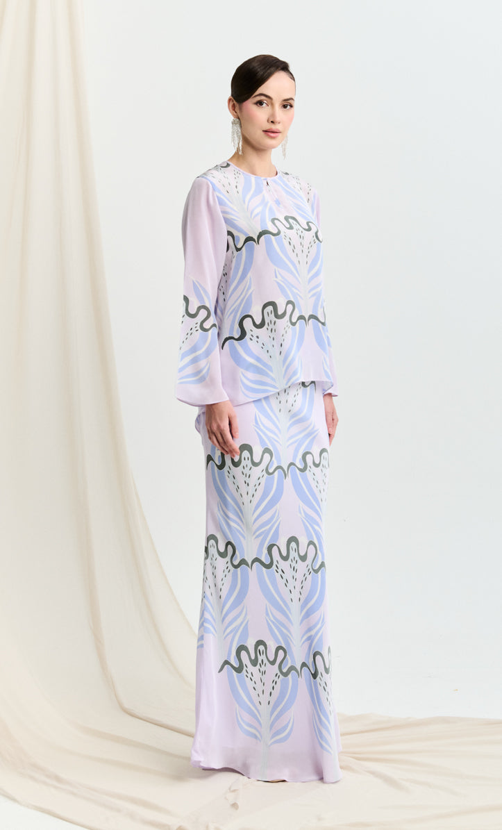 Pery Set Leher Kurung - Quba