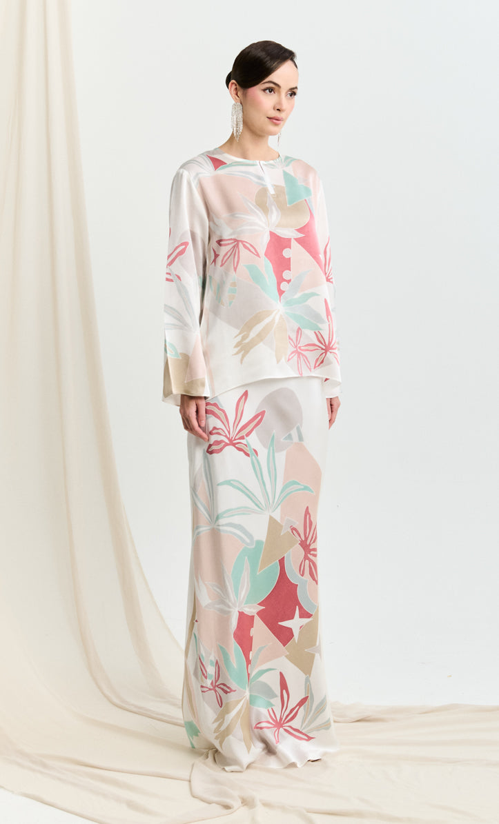 Pery Set Leher Kurung - Roma