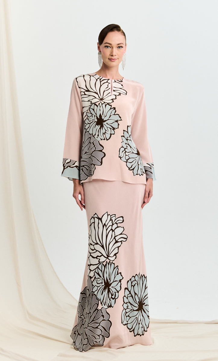 Pery Set Leher Kurung  - Dahlia