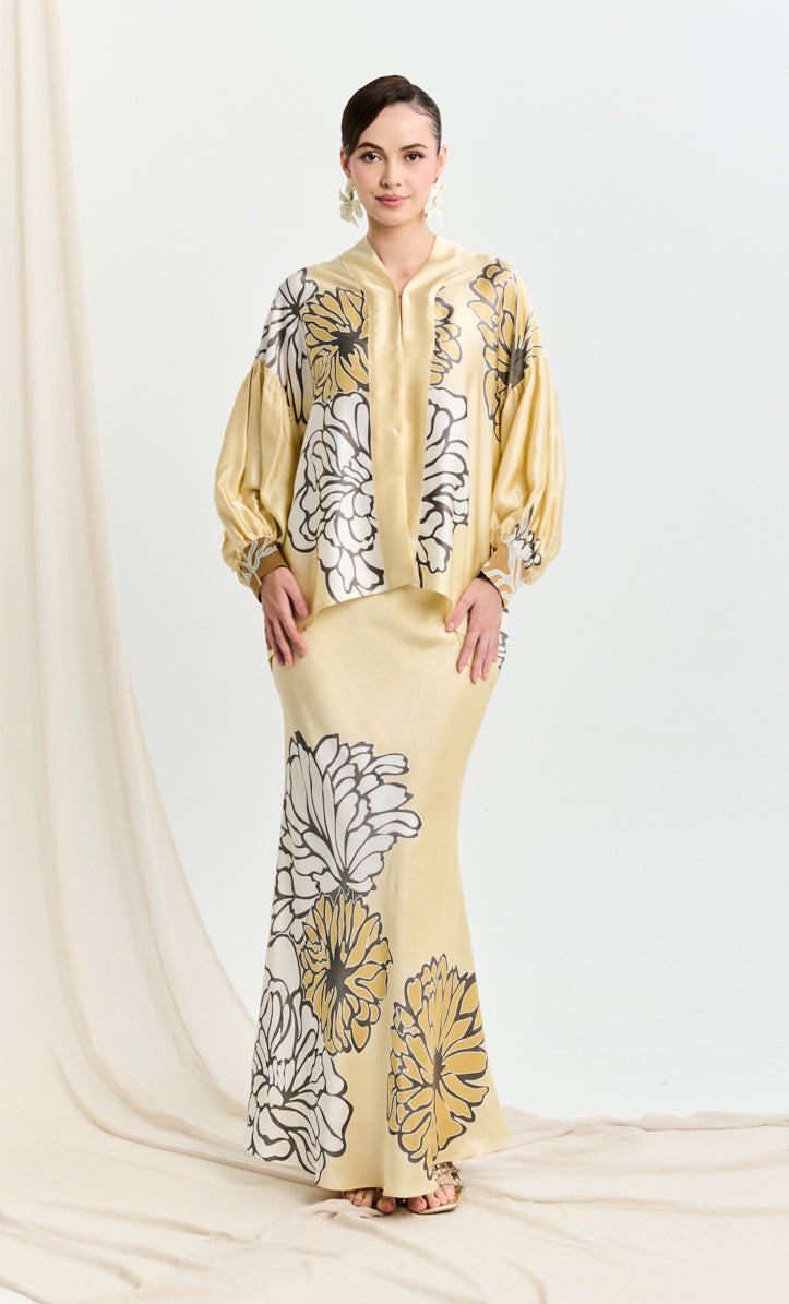 Anne Set - Dahlia Satin Silk