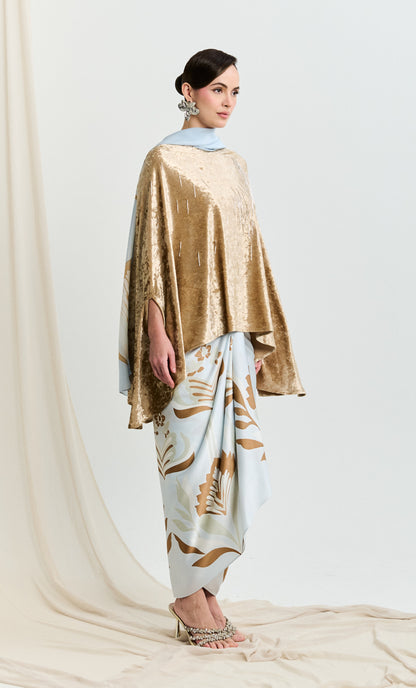 Beaded Hani Top with Bonsai Pareo