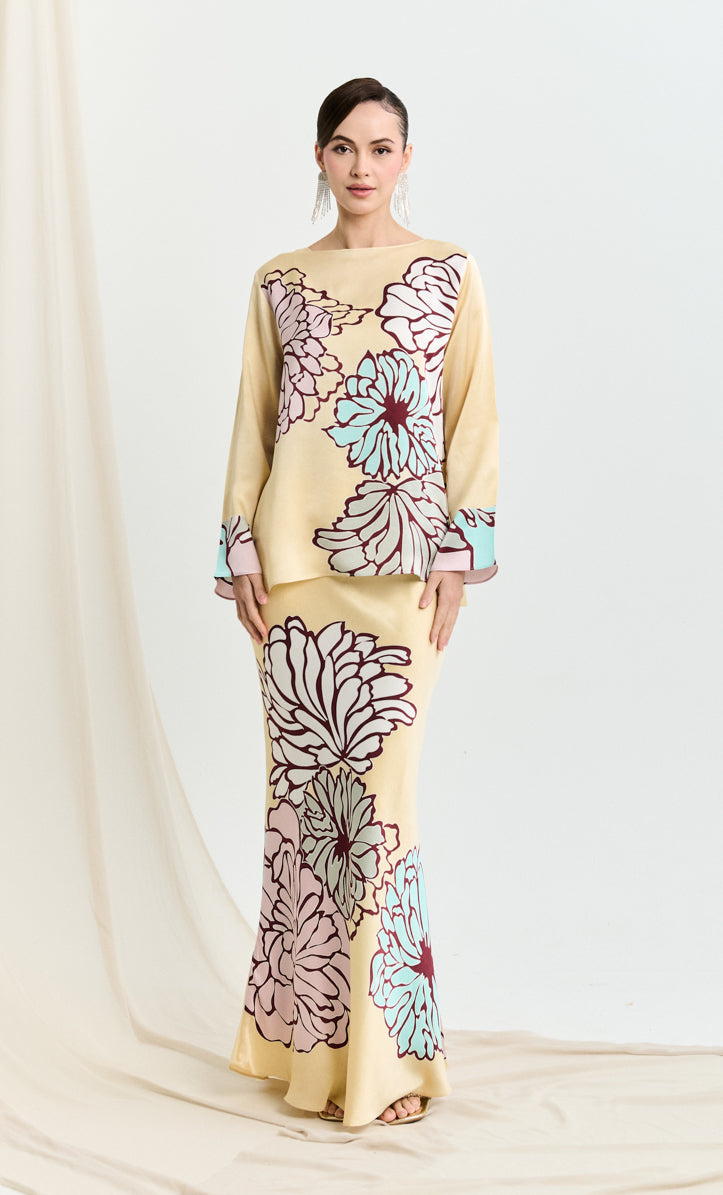 Pery Set Boatneck  - Dahlia