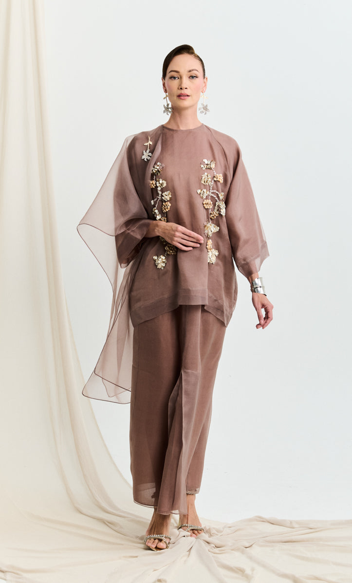 Applique and Beaded Clara Set