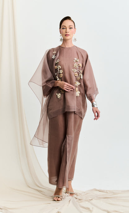 Applique and Beaded Clara Set
