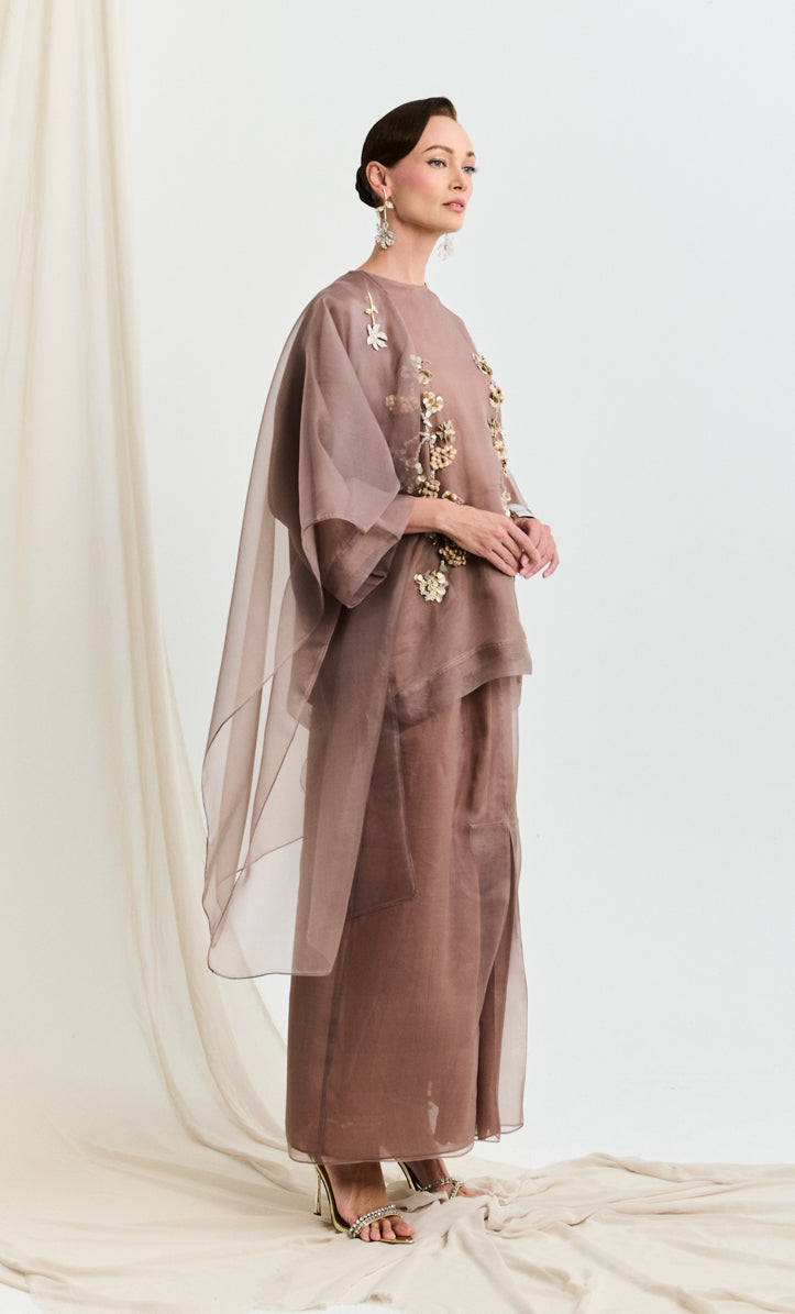 Applique and Beaded Clara Set