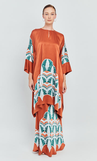Kaftan Kurung Set - Indie Satin Silk