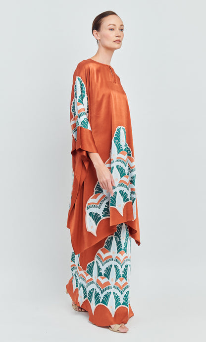Kaftan Kurung Set - Indie Satin Silk