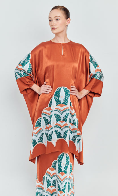 Kaftan Kurung Set - Indie Satin Silk
