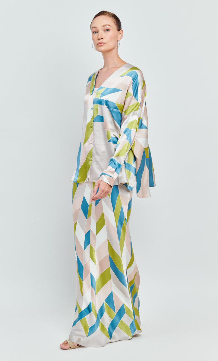 Marcella Set - Prism Satin Silk