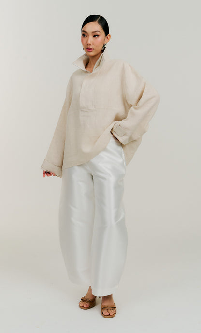 Embroidery Bomber Top