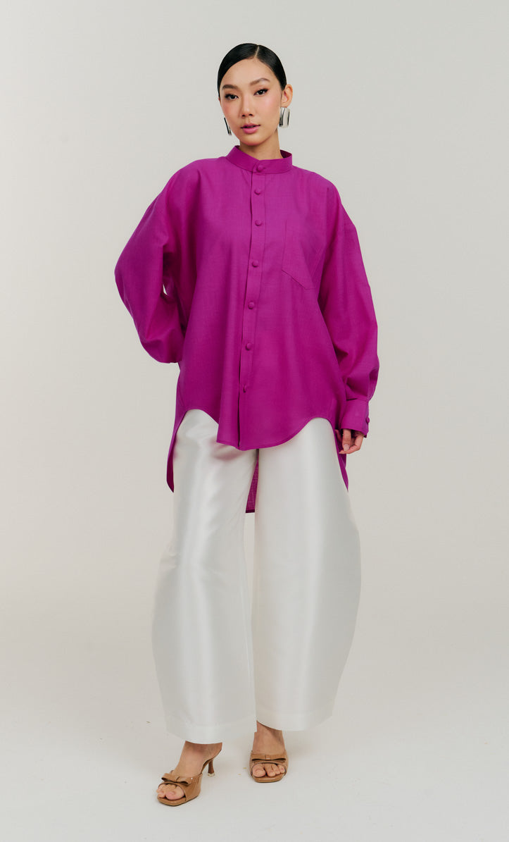 Embroidery Oversized Top