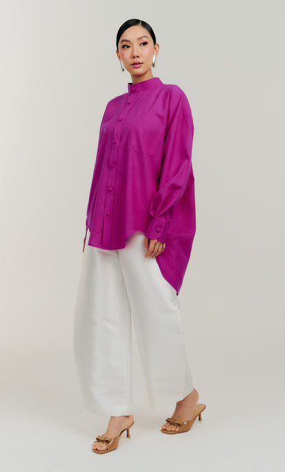 Embroidery Oversized Top