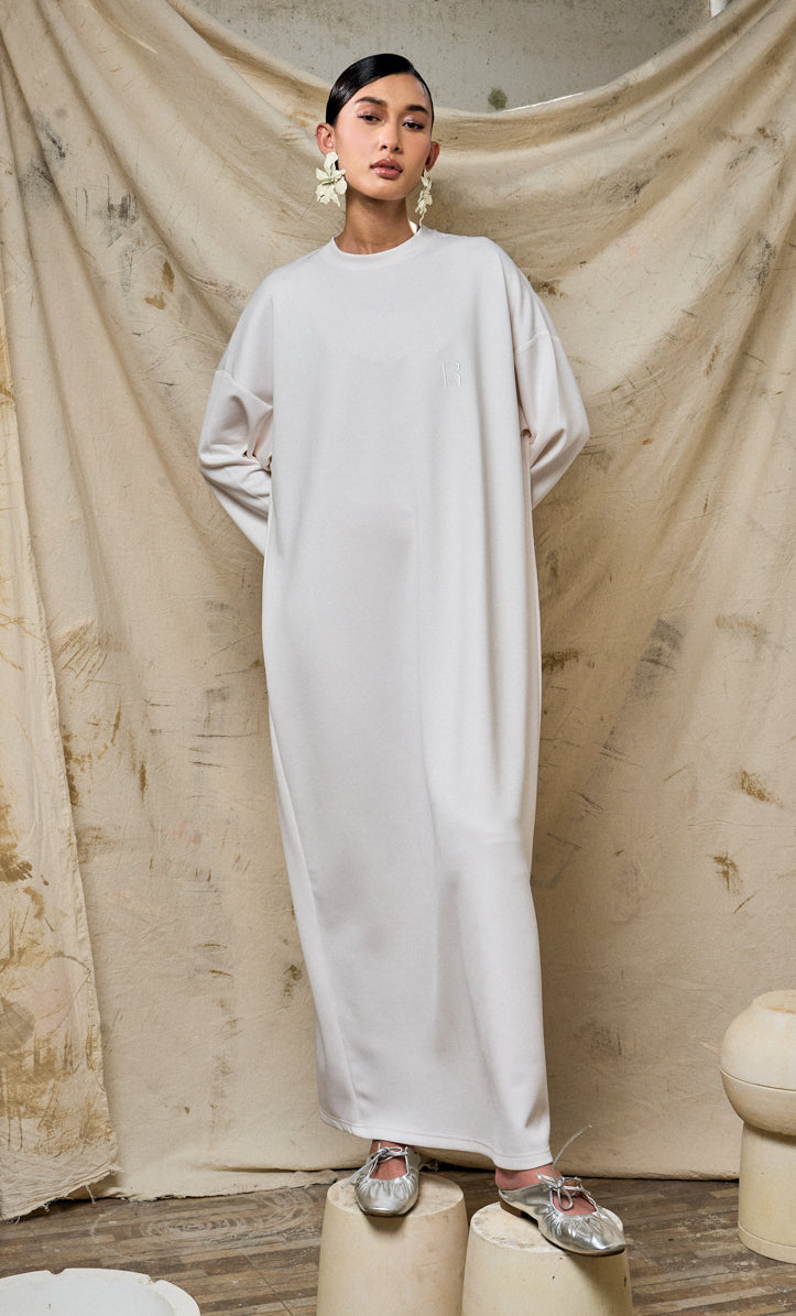 Offwhite Basic Dress