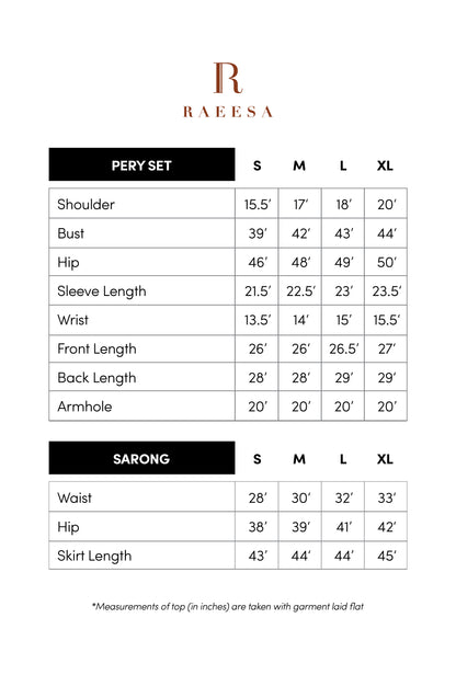 Pery Set Leher Kurung  - Dahlia