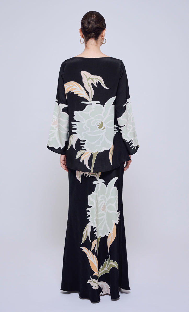 Pery Set Boat Neck - The Grand Crepe Silk
