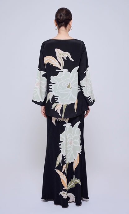Pery Set Boat Neck - The Grand Crepe Silk