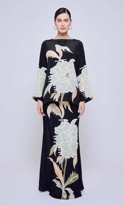 Pery Set Boat Neck - The Grand Crepe Silk